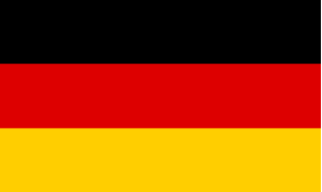 drapeau allemand. 3 appels de la fonction rectangle('255 0 0',largeur,hauteur//3)