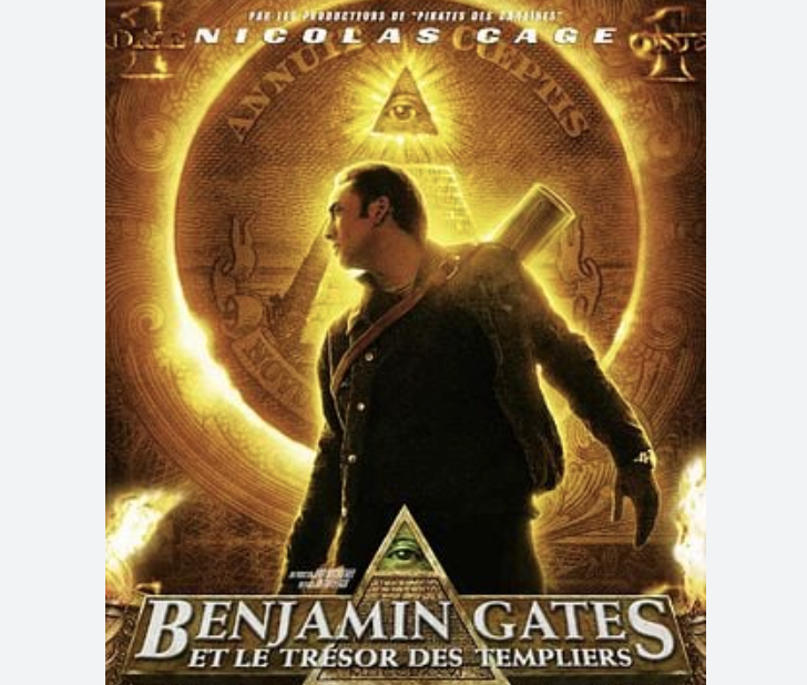 affiche du film Benjamin Gates et le Tresor des Templiers