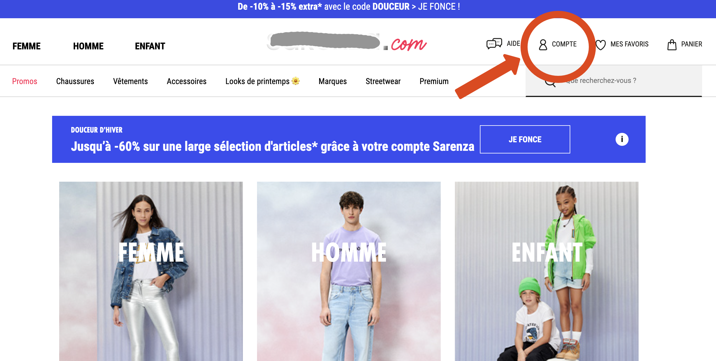 un site de e-commerce