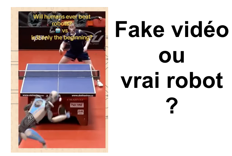 Exemple avec cette vidéo montrant un robot qui fait un superbe point contre le Polonais Pavel Sirucek