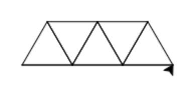 figure 1: triangles alignés
